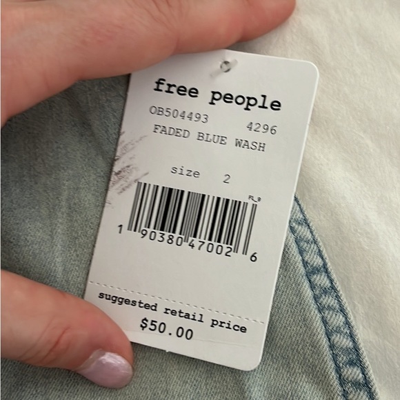 Free People Jean Skirt Size 2 - Picture 2 of 2